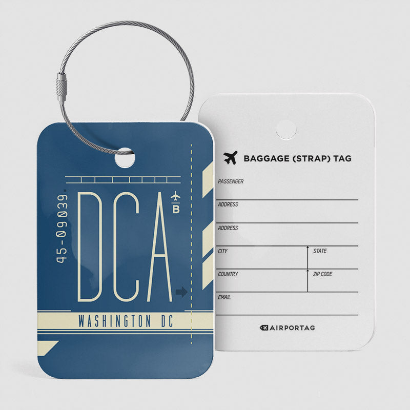 DCA - Étiquette de bagage