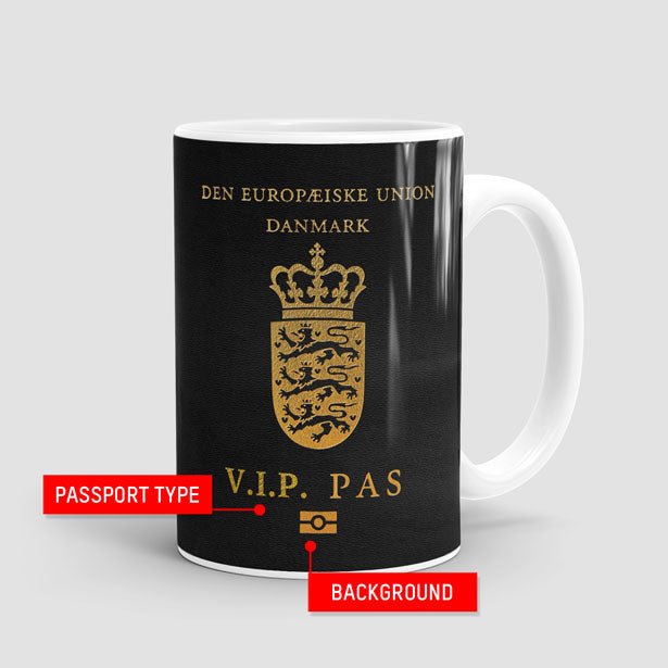 Denmark - Passport Mug - Airportag
