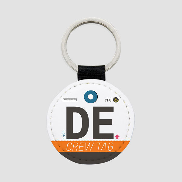 DE - Round Keychain