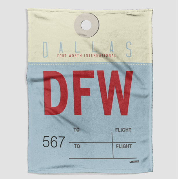 DFW - Blanket - Airportag