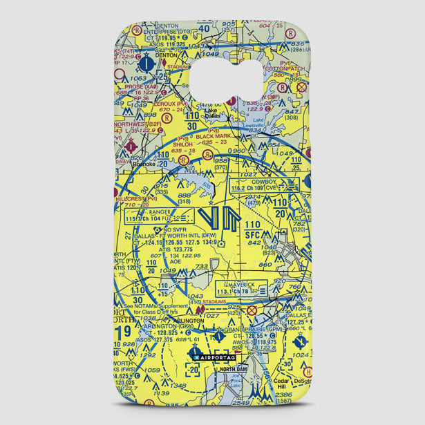 DFW Sectional - Phone Case - Airportag
