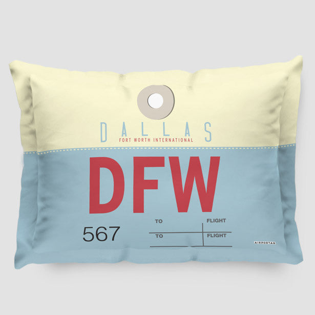 DFW - Pillow Sham - Airportag