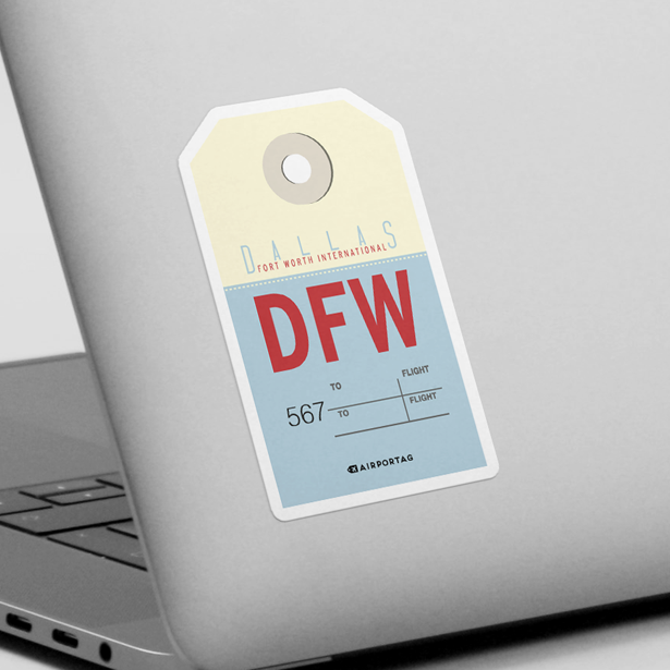 DFW - Sticker - Airportag