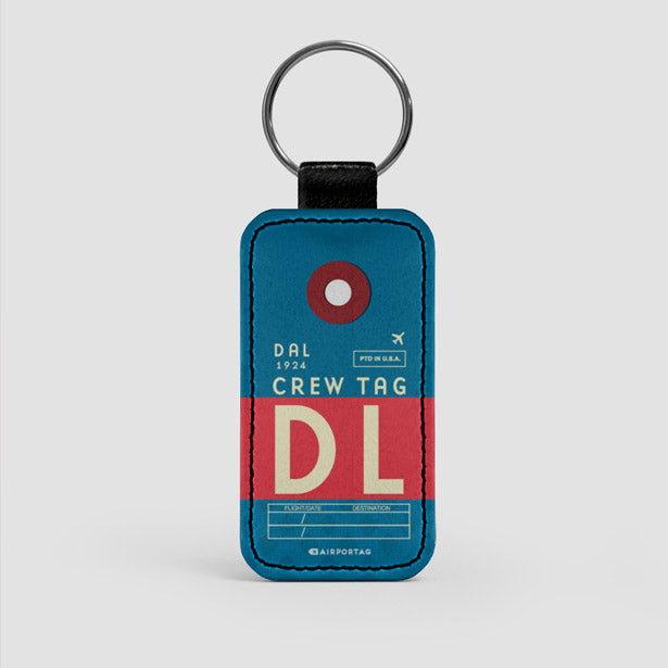 DL - Leather Keychain - Airportag