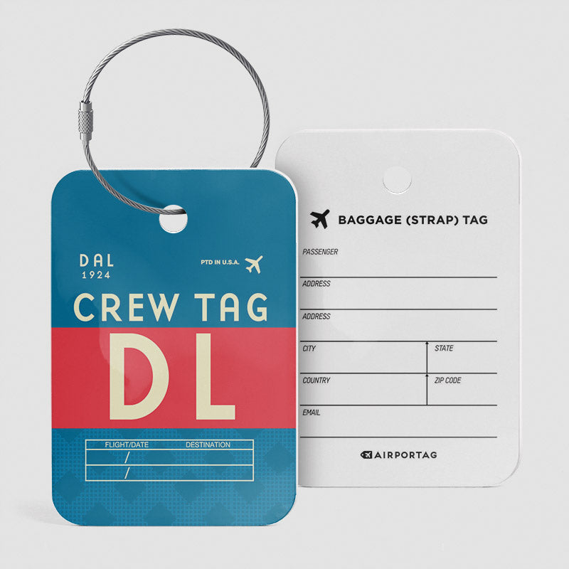 DL - Étiquette de bagage