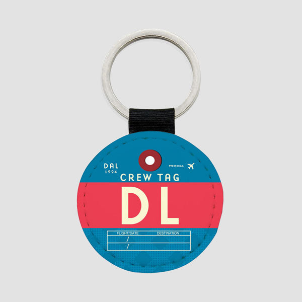 DL - Round Keychain