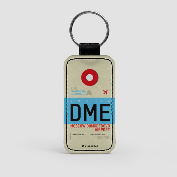 DME - Leather Keychain - Airportag