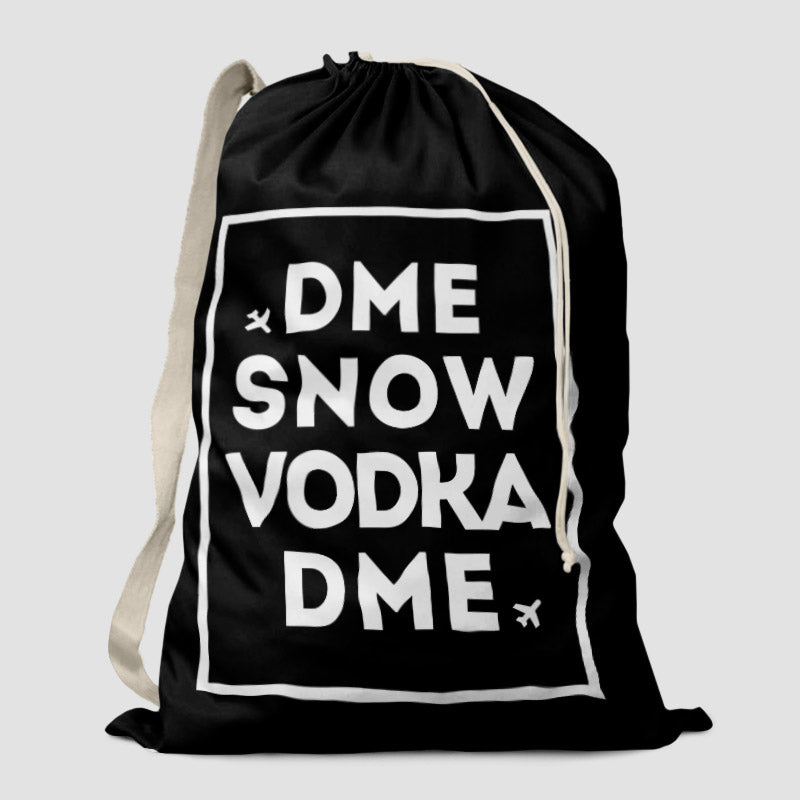 DME - Snow / Vodka - Laundry Bag - Airportag
