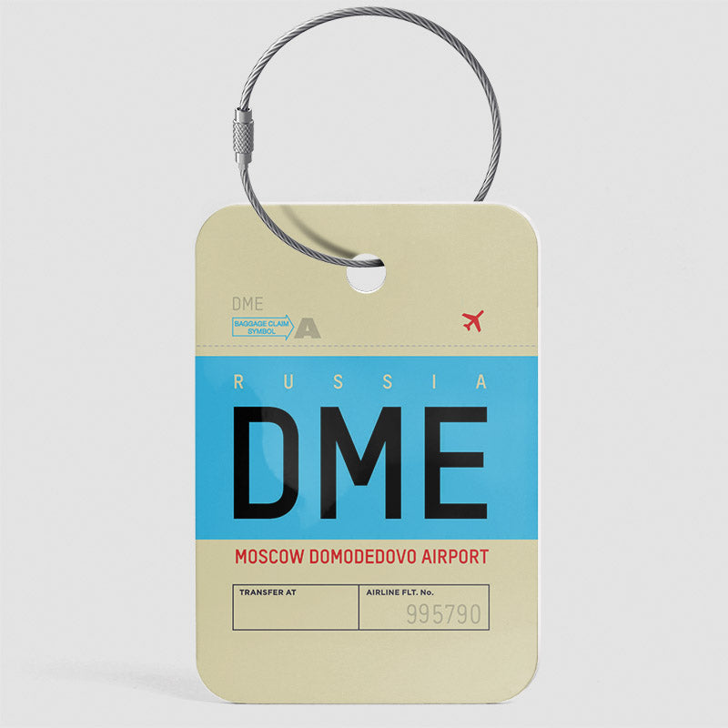 DME - Étiquette de bagage