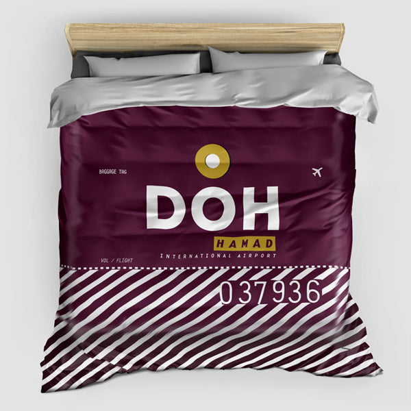 DOH Hamad Airport Doha, Qatar Duvet Cover