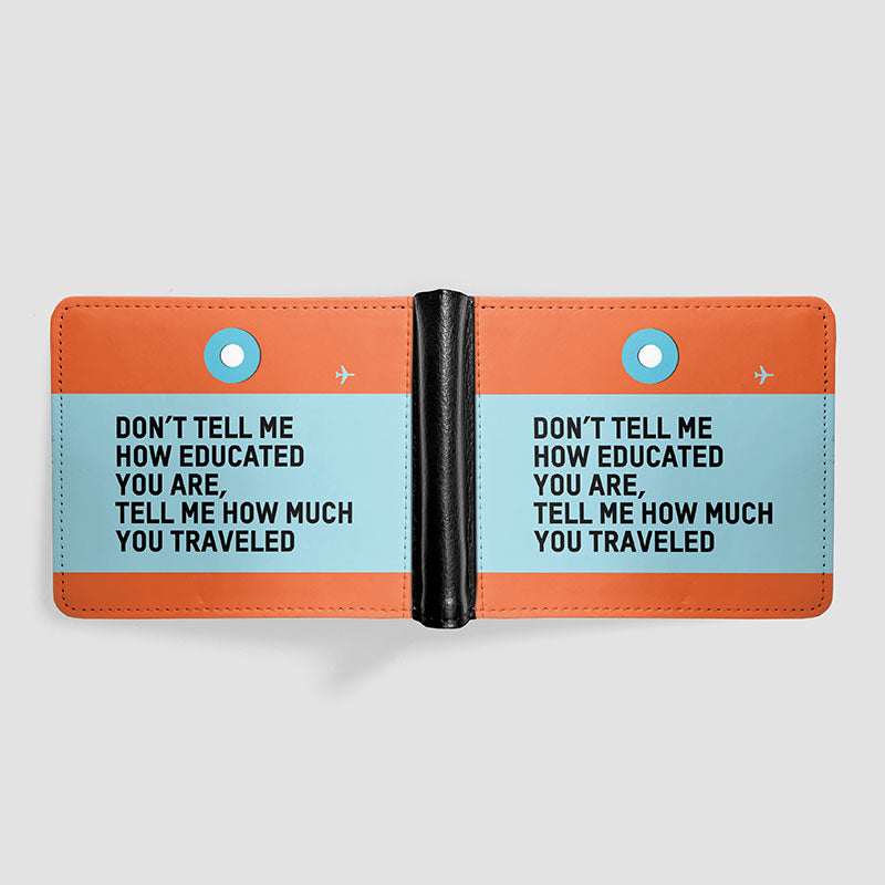 Don't Tell Me - Men's Wallet