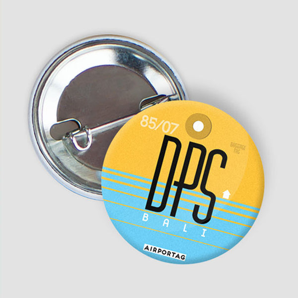 pinback-button-ngurah-rai-airport-denpasar-bali-indonesia-iata