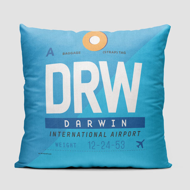 DRW - Throw Pillow - Airportag