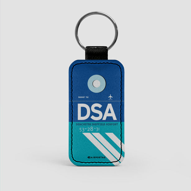 DSA - Leather Keychain - Airportag