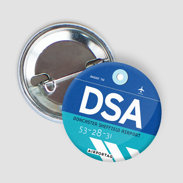 Pinback Button - Robin Hood Airport Doncaster Sheffield - England, UK ...