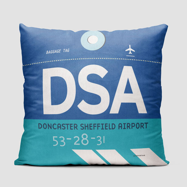 DSA - Throw Pillow - Airportag