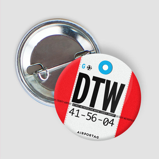 DTW - Button - Airportag