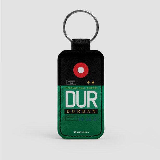 DUR - Leather Keychain - Airportag