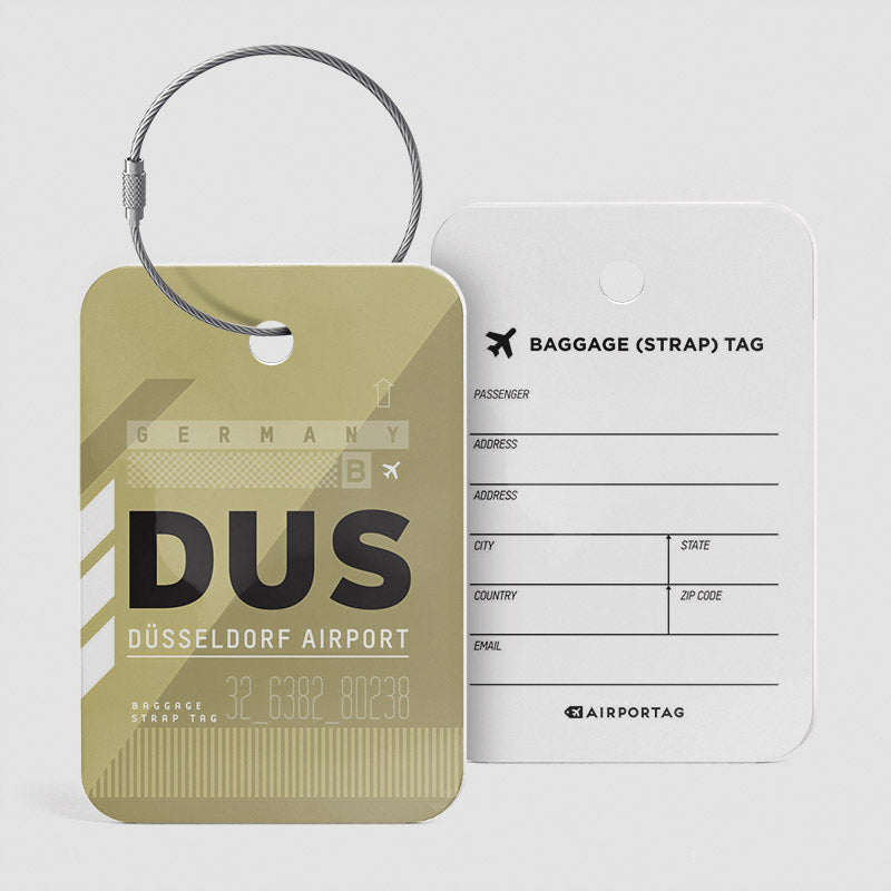 DUS - Étiquette de bagage