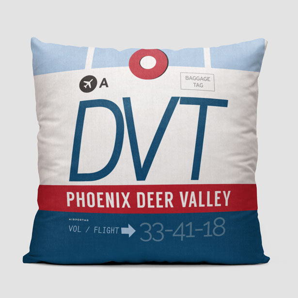 DVT - Throw Pillow - Airportag