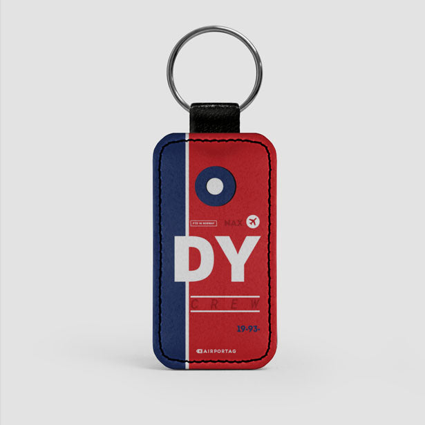 DY - Leather Keychain - Airportag