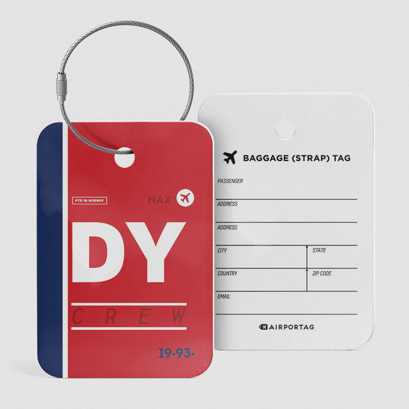 DY - Étiquette de bagage