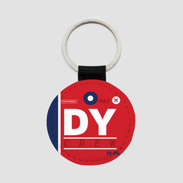 DY - Round Keychain