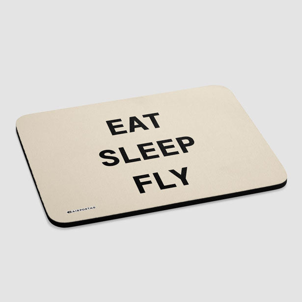 Eat Sleep Fly - Mousepad - Airportag