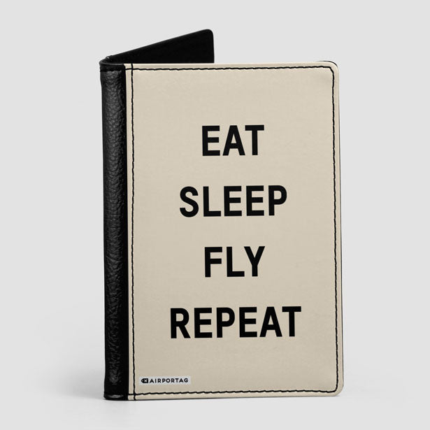 Eat Sleep Fly - Passport Cover - Airportag