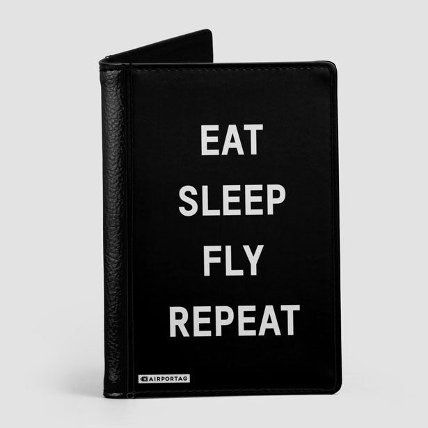 Eat Sleep Fly - Passport Cover - Airportag