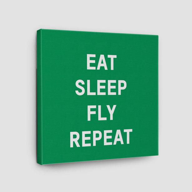 Eat Sleep Fly - Canvas - Airportag