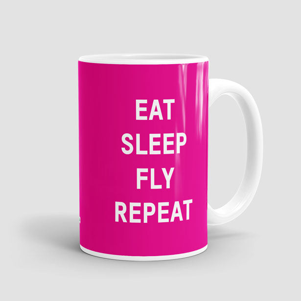Eat Sleep Fly - Mug - Airportag