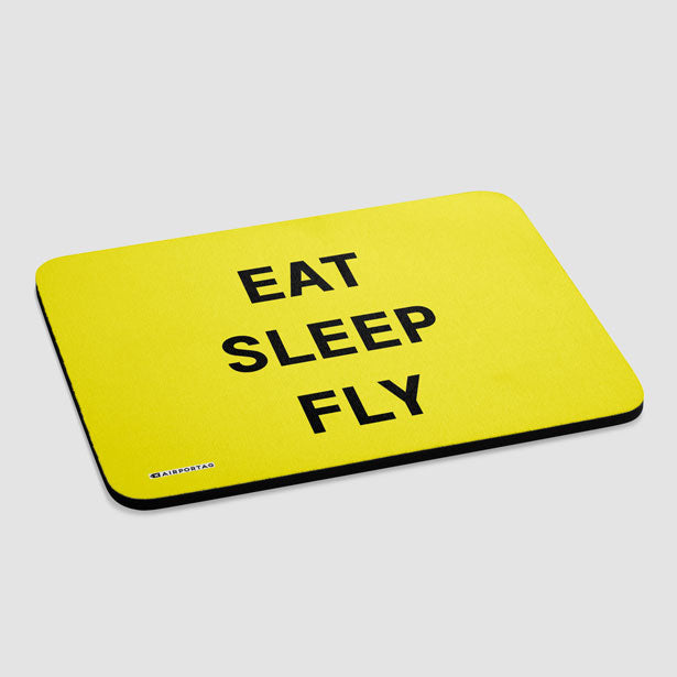 Eat Sleep Fly - Mousepad - Airportag