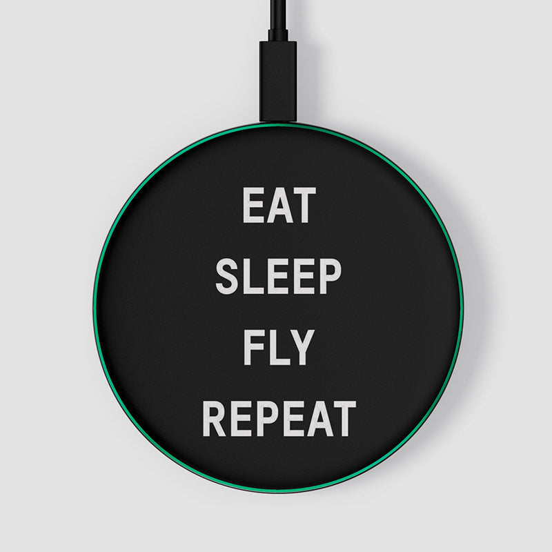 Eat Sleep Fly - Wireless Charger