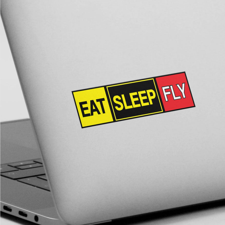 Eat Sleep Fly - Sticker airportag.myshopify.com