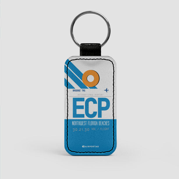 ECP - Leather Keychain - Airportag