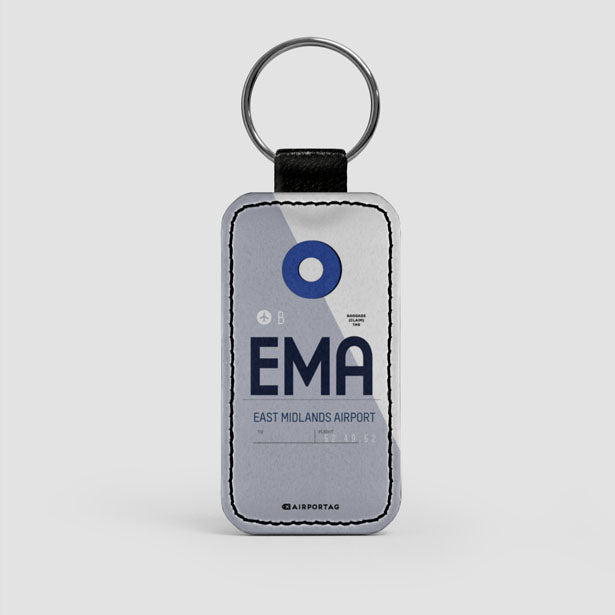 EMA - Leather Keychain - Airportag