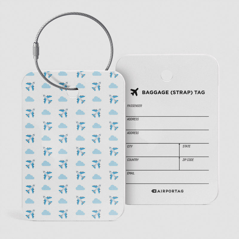 Emoji online luggage tag