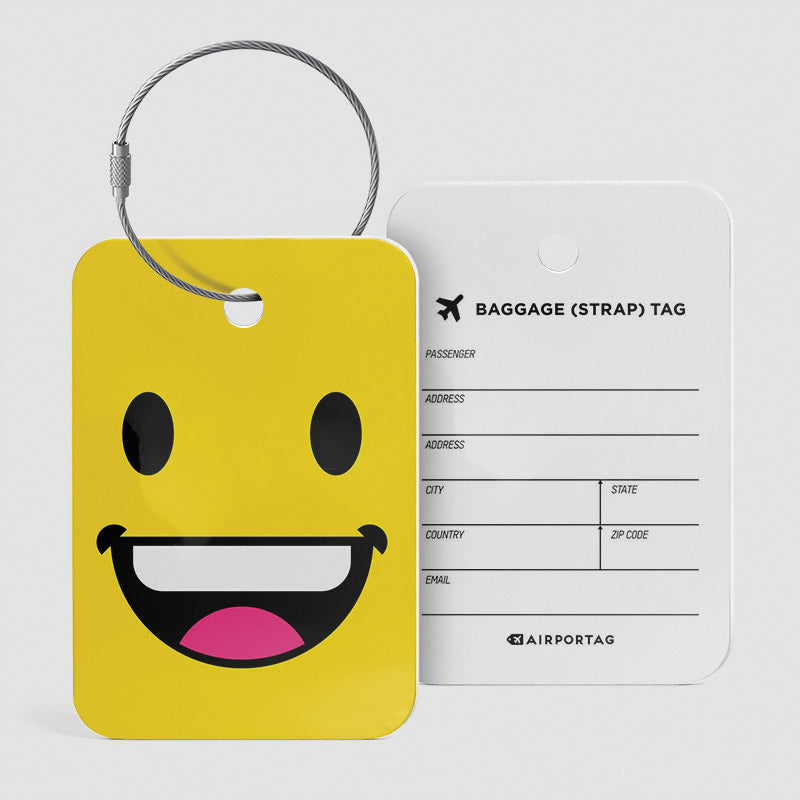 Emoji best sale luggage tag