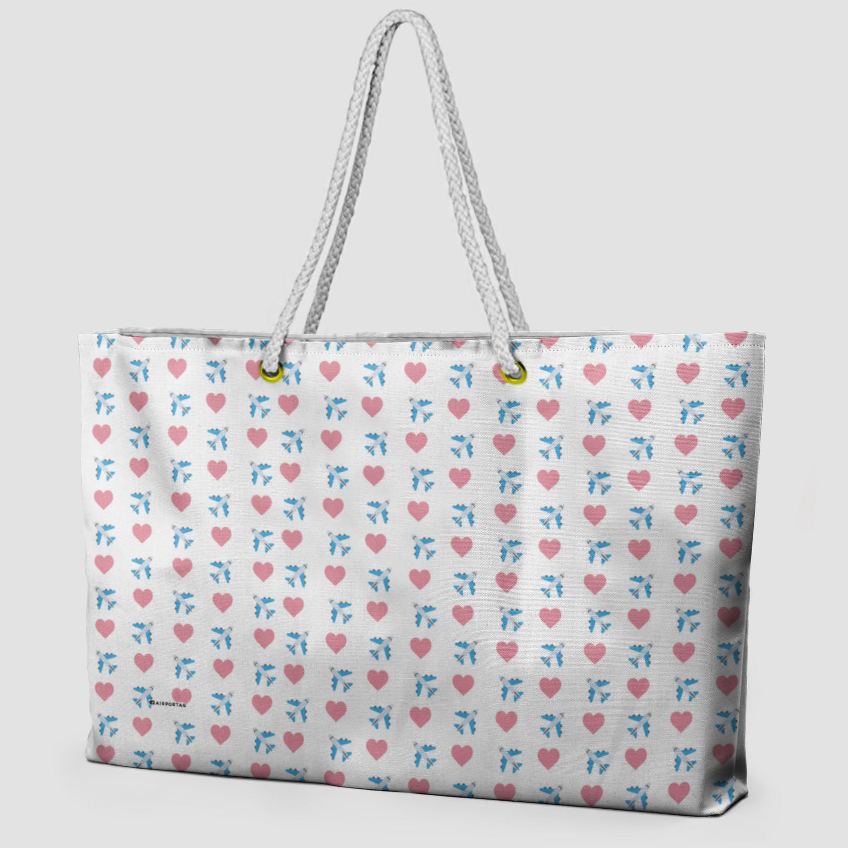 Emoji Heart Plane - Weekender Bag - Airportag