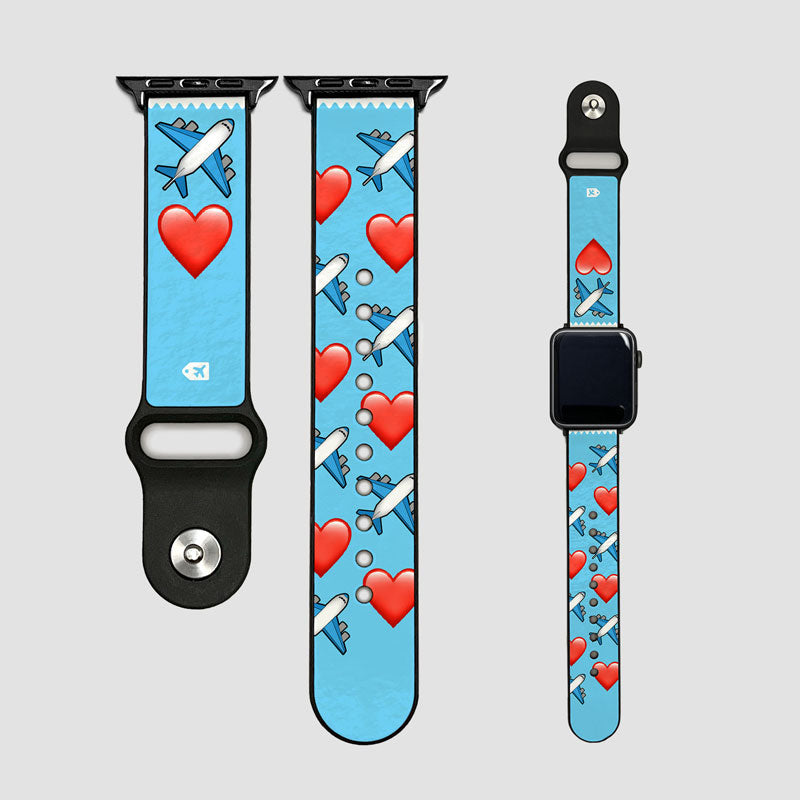 Coeur d'avion Emoji - Bracelet Apple Watch