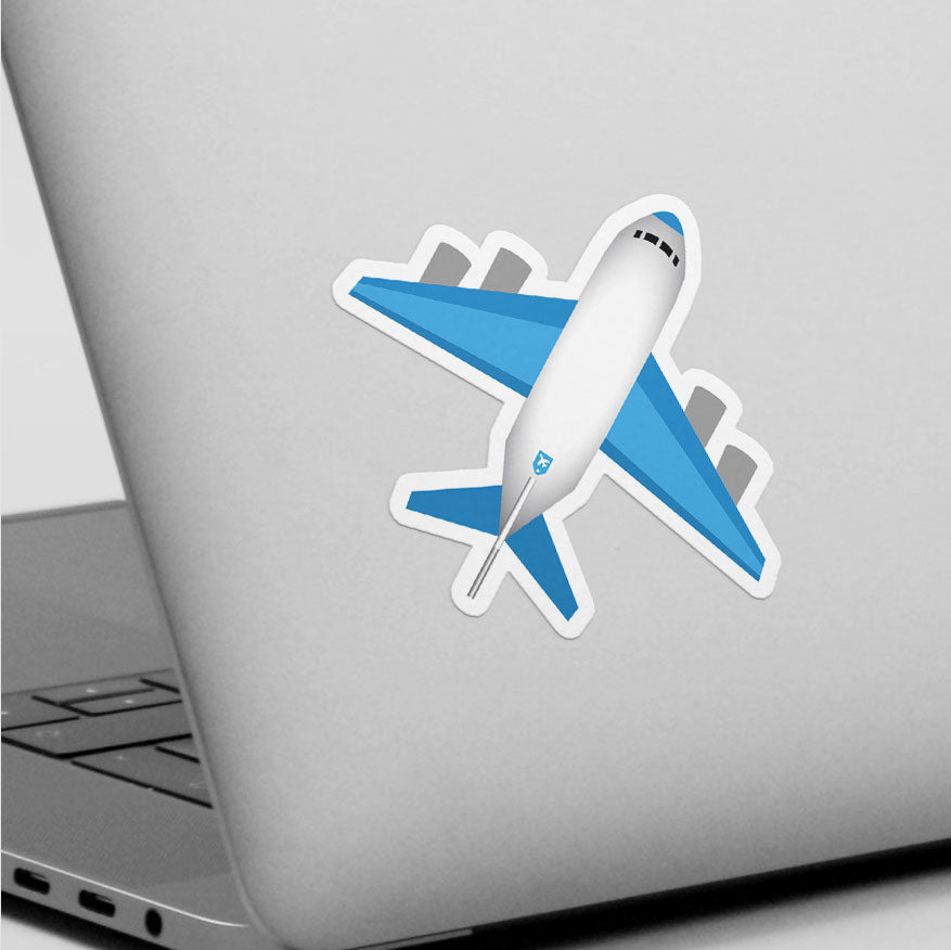 Emoji Plane - Sticker airportag.myshopify.com