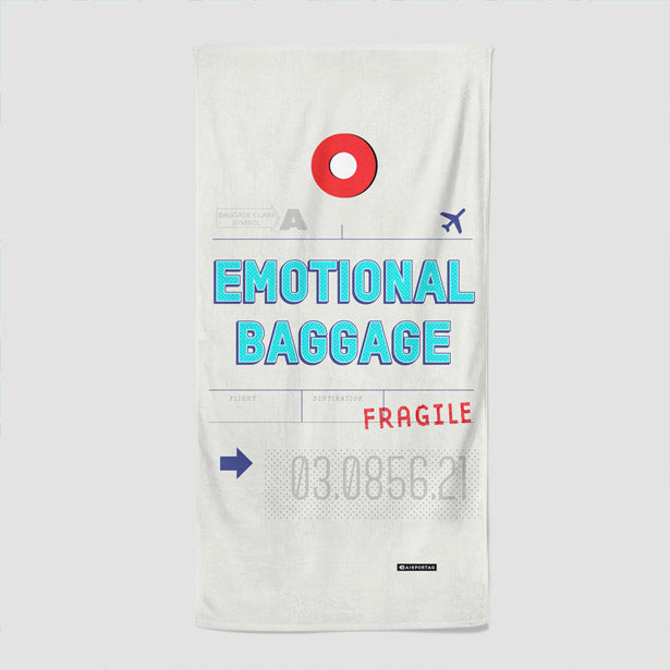 Emotional Baggage - Beach Towel - Airportag