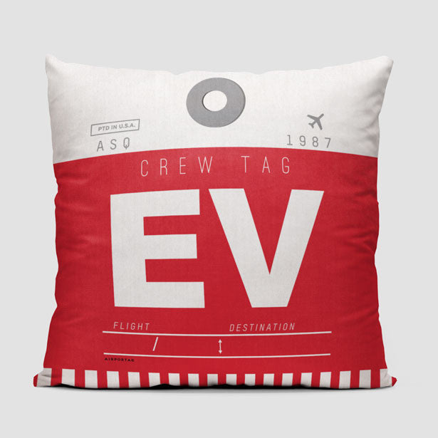 EV - Throw Pillow - Airportag