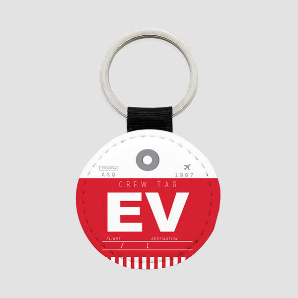 EV - Round Keychain
