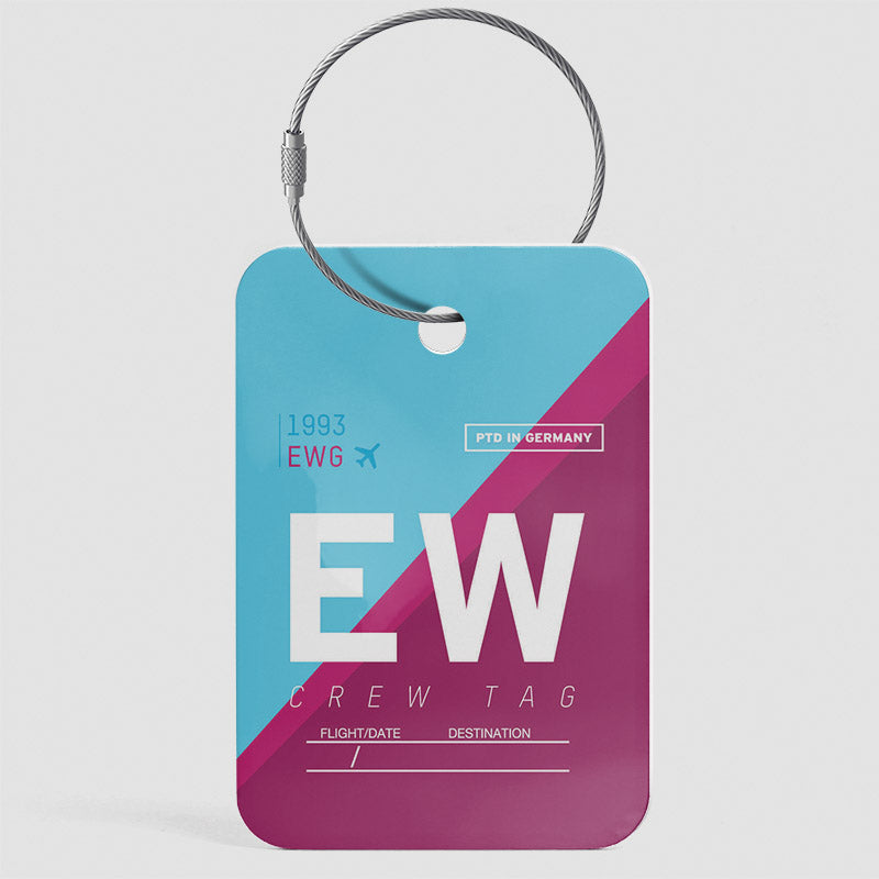 EW - Étiquette de bagage