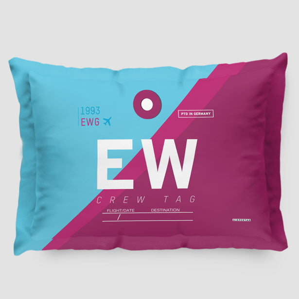 EW - Pillow Sham - Airportag