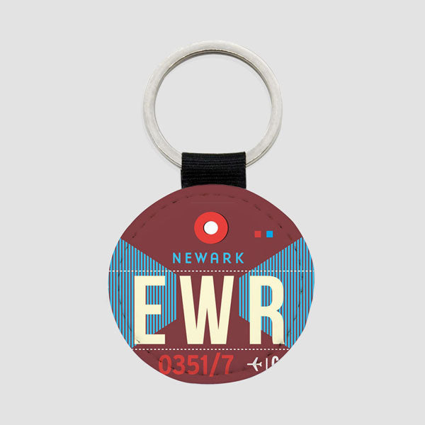 EWR - Round Keychain