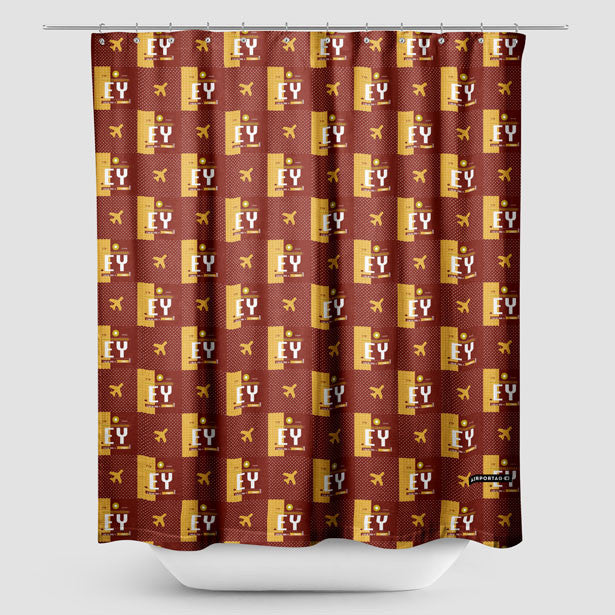 EY - Shower Curtain - Airportag