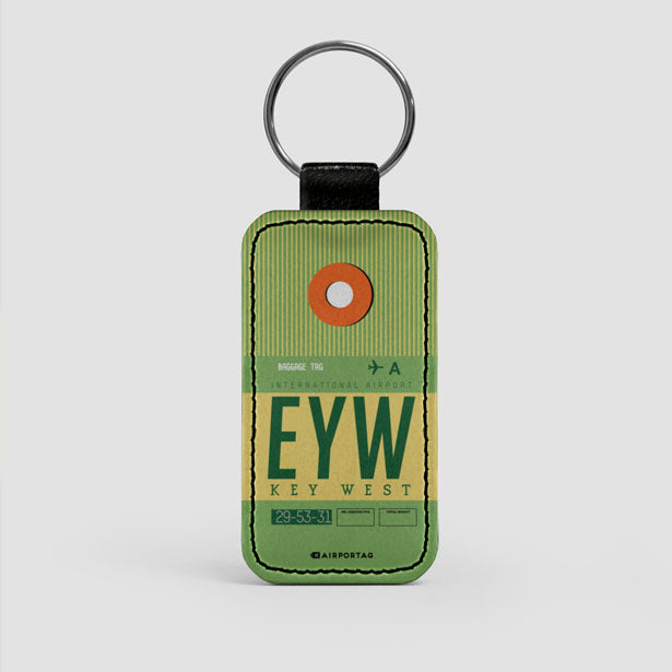EYW - Leather Keychain - Airportag
